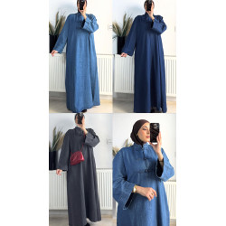 Vestido vaquero lazo