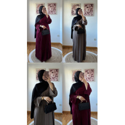 Abaya kimono brillo