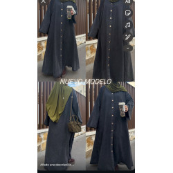 Vestido vaquero boton